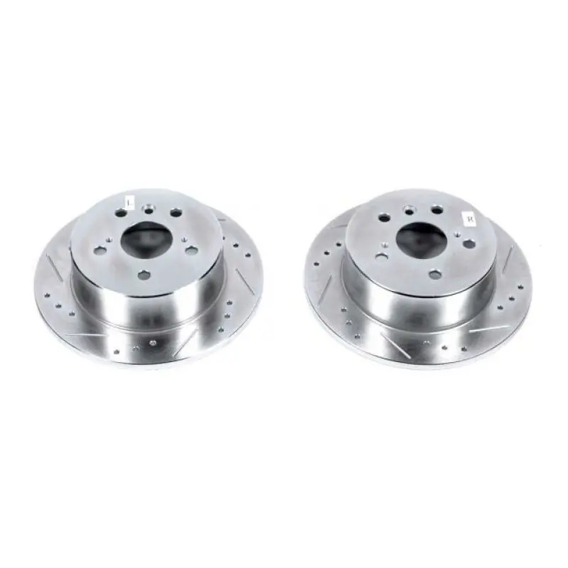 Power Stop 13-18 Lexus Es300h Rear Evolution Drilled & Slotted Rotors - Pair 1