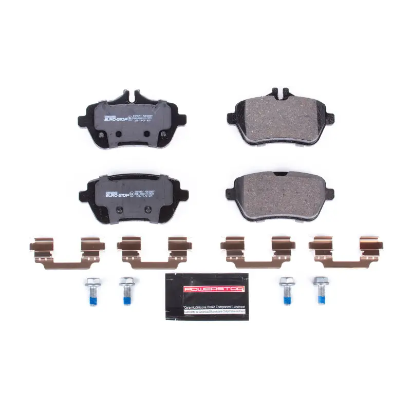 Power Stop 13-18 Mercedes-Benz Sl550 Euro-Stop Ece-R90 Rear Brake Pads 1