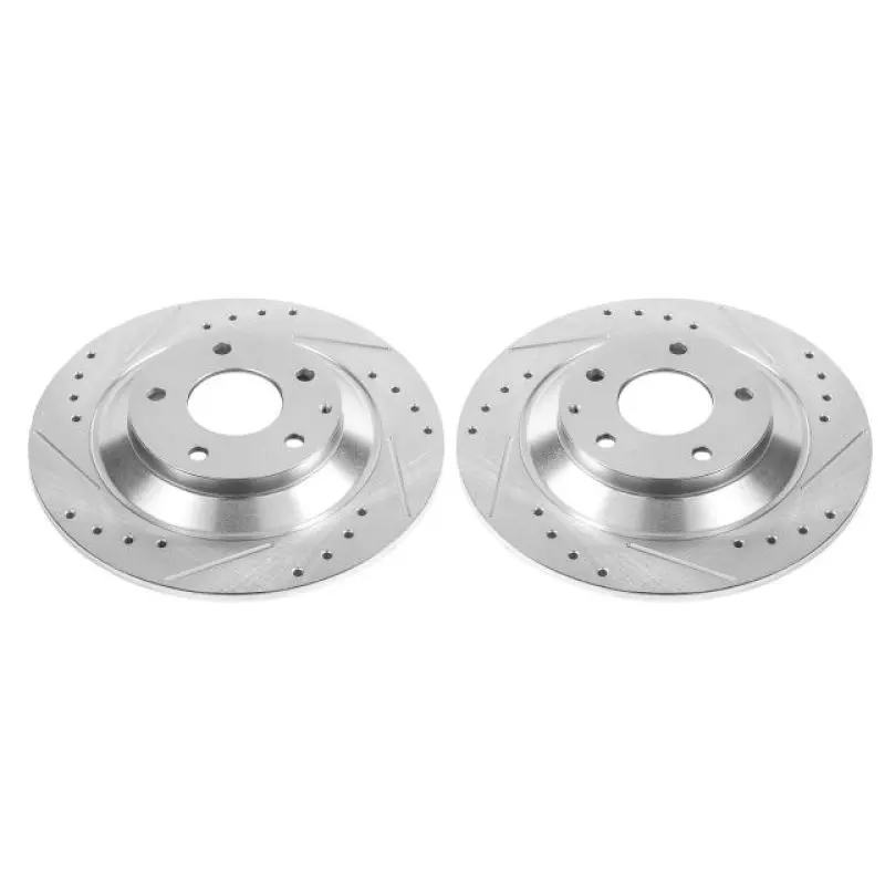 Power Stop 13-19 Mazda Cx-5 Rear Evolution Drilled & Slotted Rotors - Pair 1