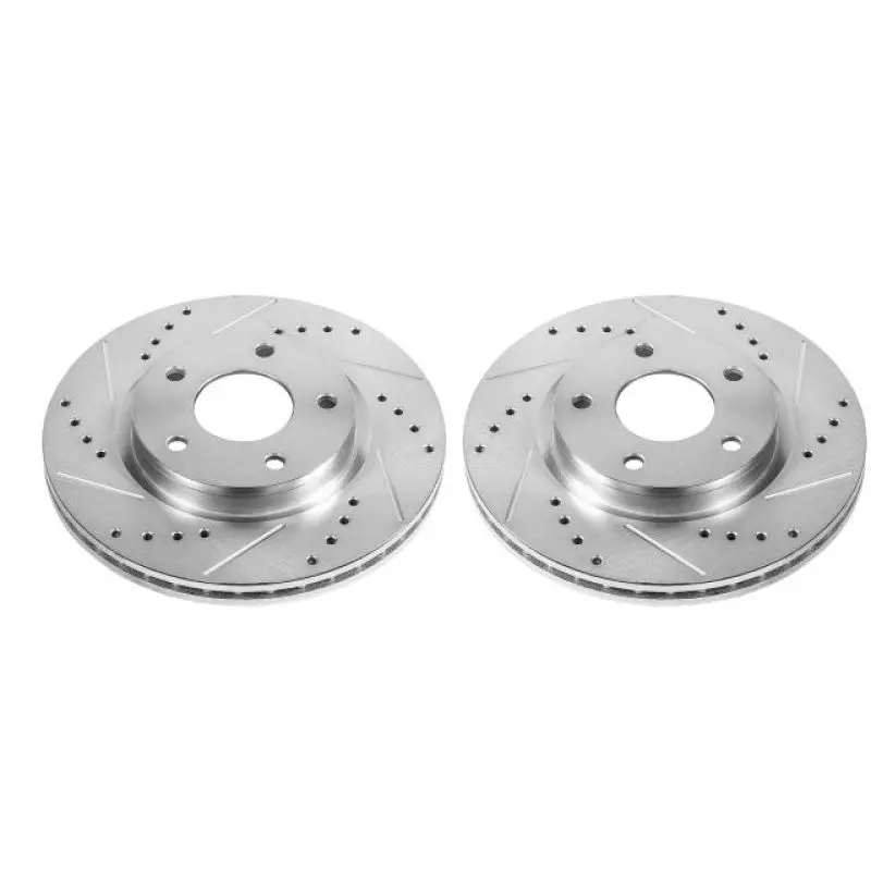 Power Stop 13-19 Nissan Sentra Front Evolution Drilled & Slotted Rotors - Pair 1