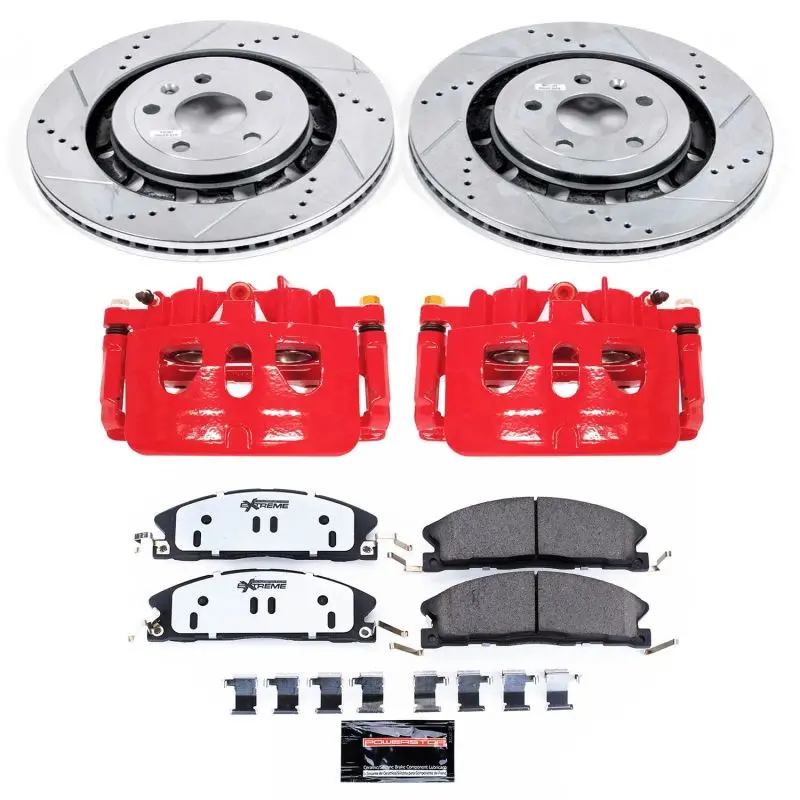 Power Stop 13-20 Lincoln Mkt Front Z36 Truck & Tow Kit W/Cals 1