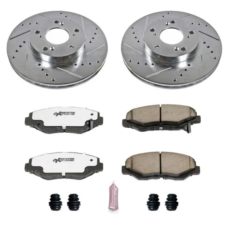 Power Stop 14-15 Acura Ilx Front Z26 Street Warrior Brake Kit 1