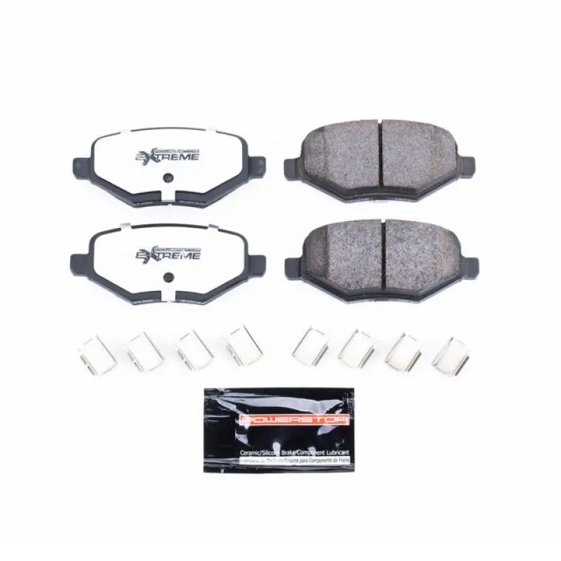 Power Stop 14-15 Ford Edge Rear Z36 Truck & Tow Brake Pads W/Hardware 1