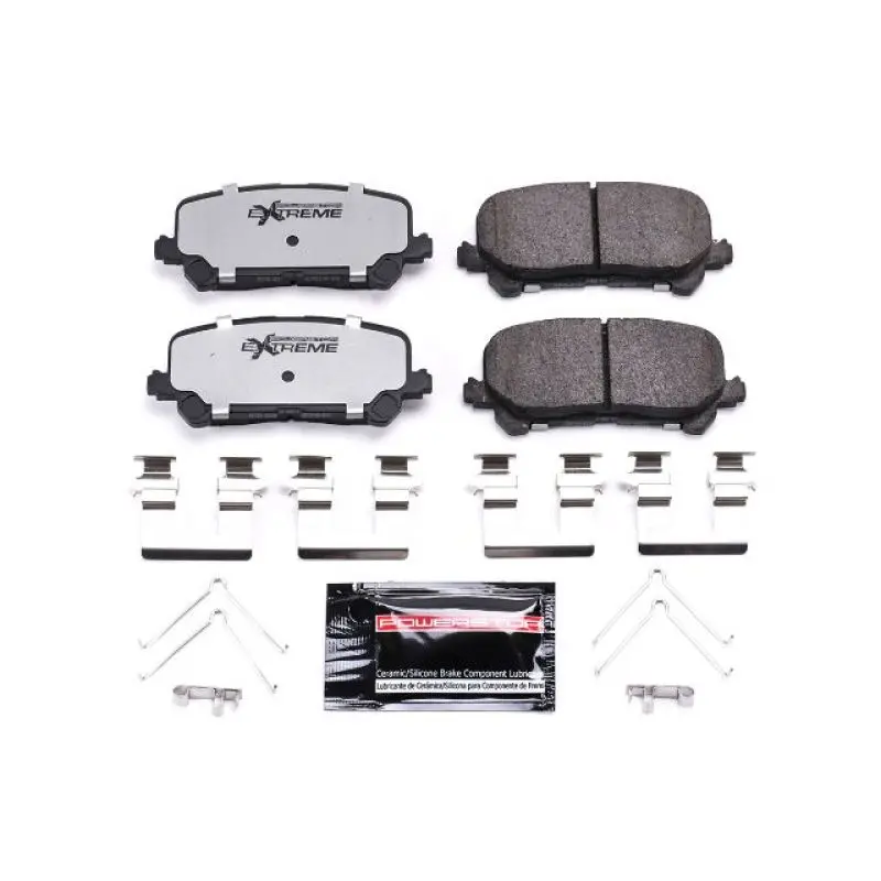 Power Stop 14-16 Acura Mdx Rear Z36 Truck & Tow Brake Pads W/Hardware 1