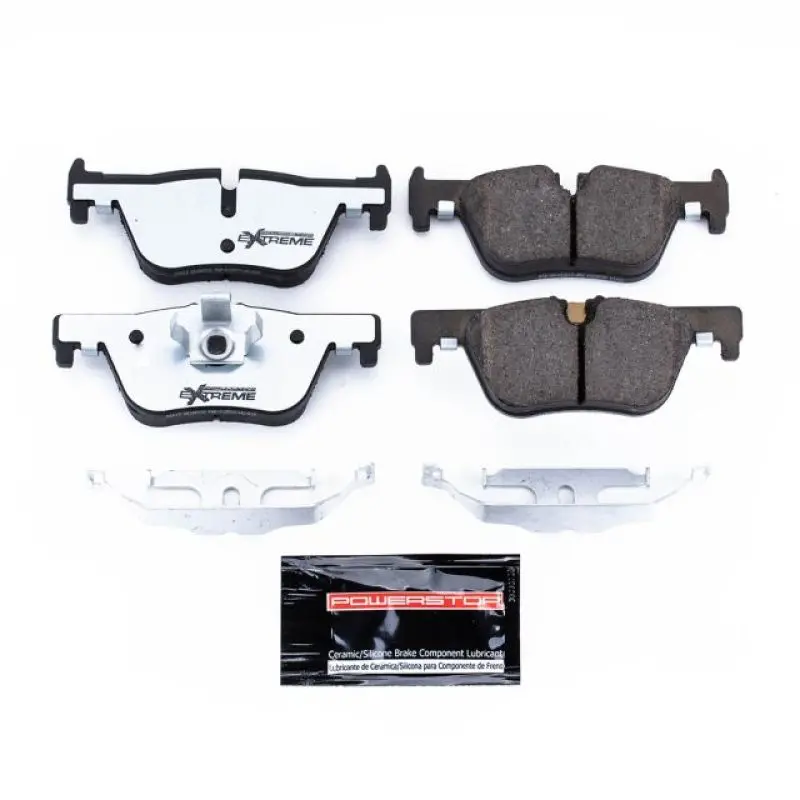 Power Stop 14-16 Bmw 228I Rear Z26 Extreme Street Brake Pads W/Hardware 1