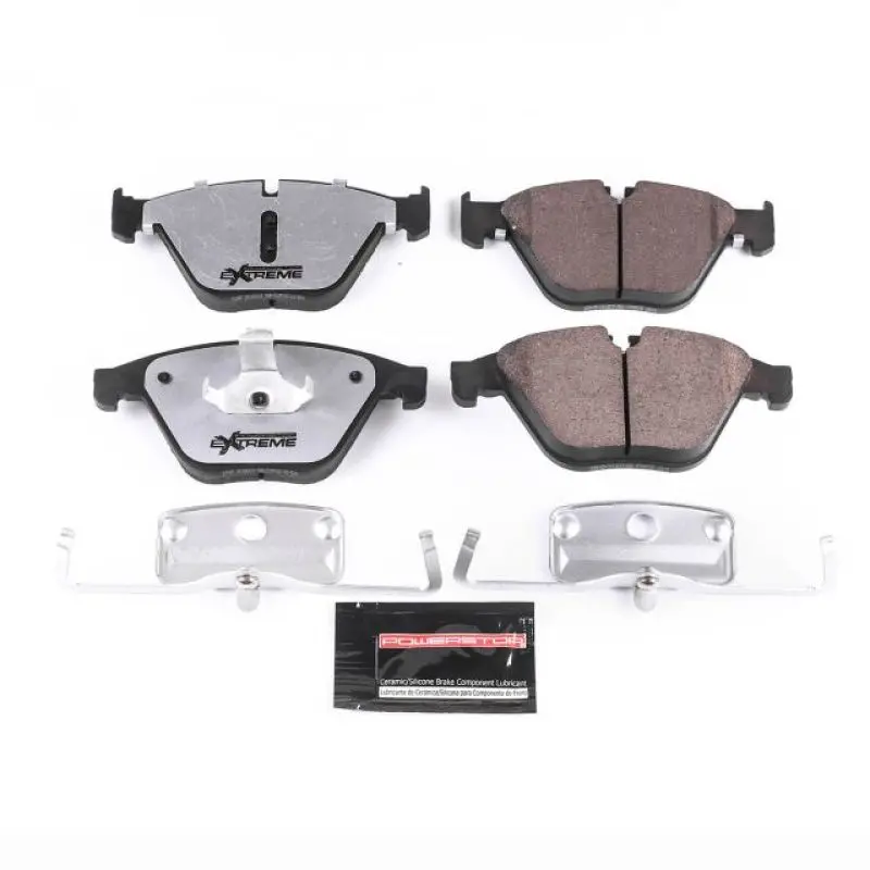Power Stop 14-16 Bmw 528I Front Z26 Extreme Street Brake Pads W/Hardware 1
