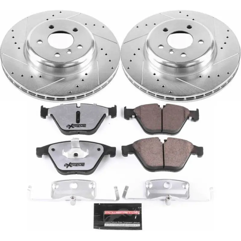 Power Stop 14-16 Bmw 535D Front Z26 Street Warrior Brake Kit 1