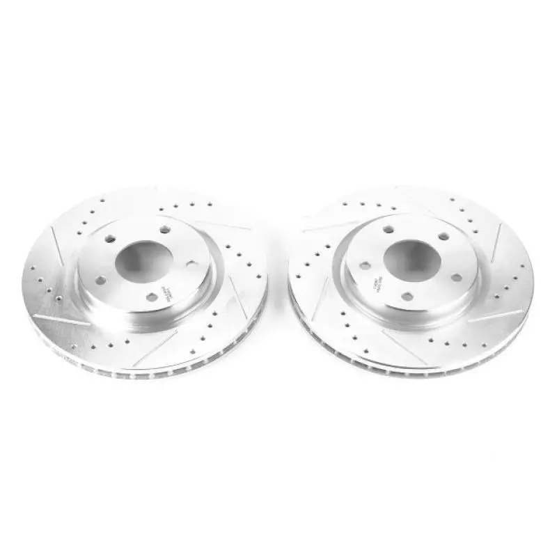 Power Stop 14-17 Nissan Leaf Front Evolution Drilled & Slotted Rotors - Pair 1