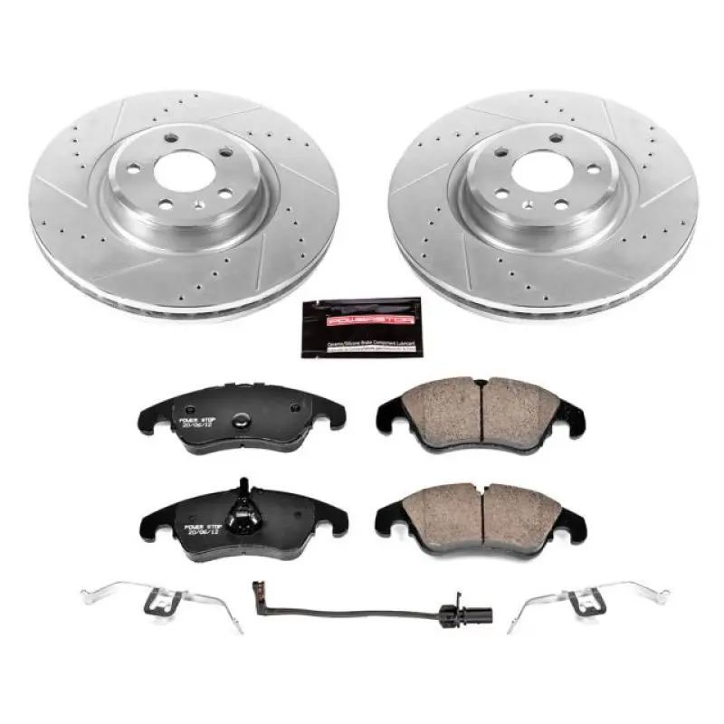 Power Stop 14-18 Audi A6 Front Z23 Evolution Sport Brake Kit 1