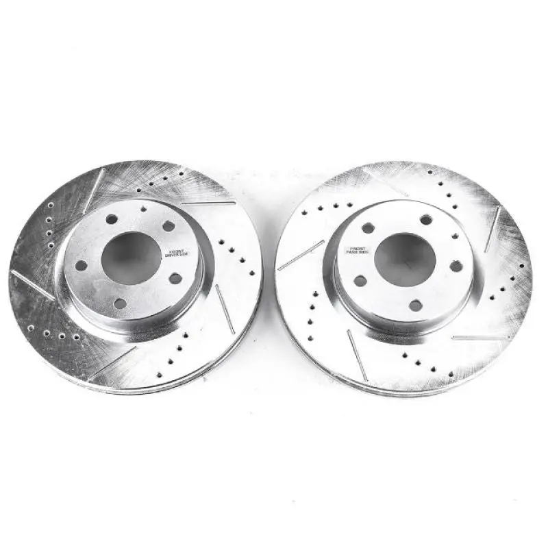 Power Stop 14-18 Mazda 3 Front Evolution Drilled & Slotted Rotors - Pair 1