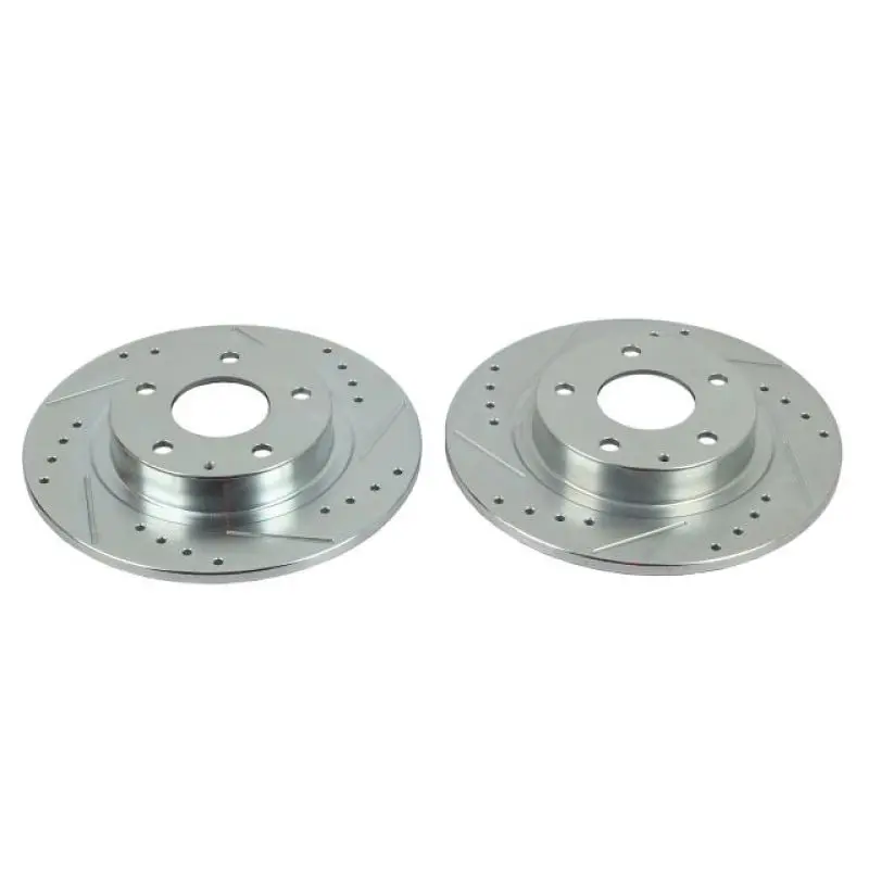 Power Stop 14-18 Mazda 6 Rear Evolution Drilled & Slotted Rotors - Pair 1