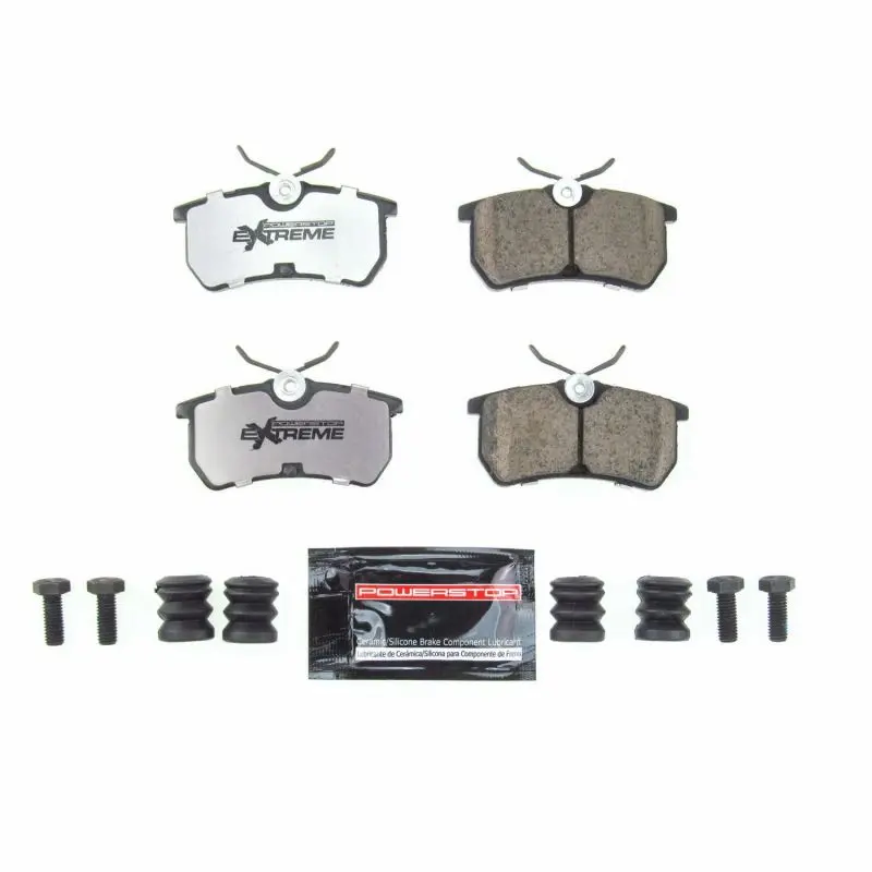 Power Stop 14-19 Ford Fiesta Rear Z26 Extreme Street Brake Pads W/Hardware 1