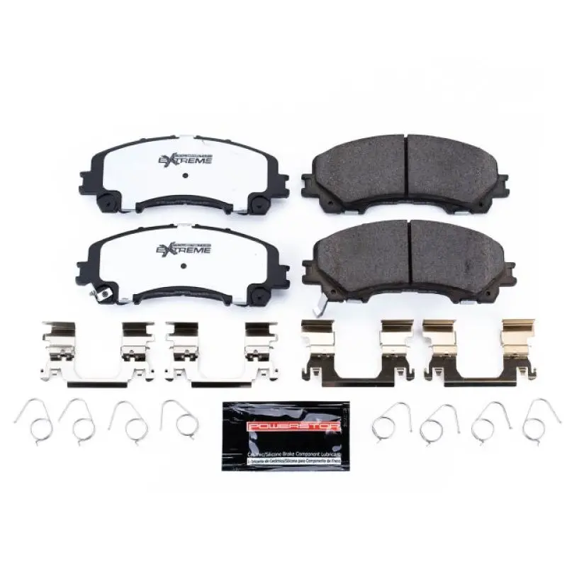 Power Stop 14-19 Infiniti Q50 Front Z26 Extreme Street Brake Pads W/Hardware 1