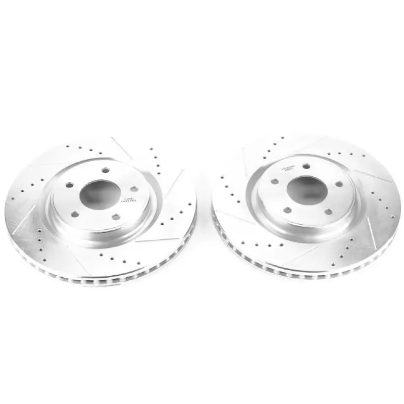 Power Stop 14-19 Nissan Rogue Front Evolution Drilled & Slotted Rotors - Pair 1