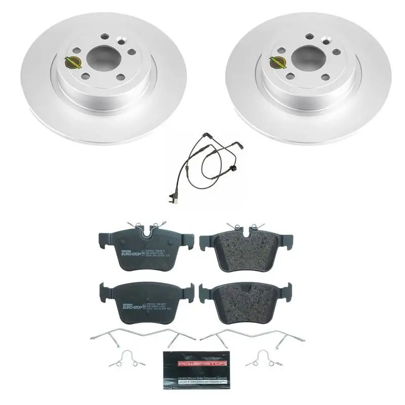 Power Stop 15-17 Land Rover Discovery Sport Rear Euro-Stop Brake Kit 1