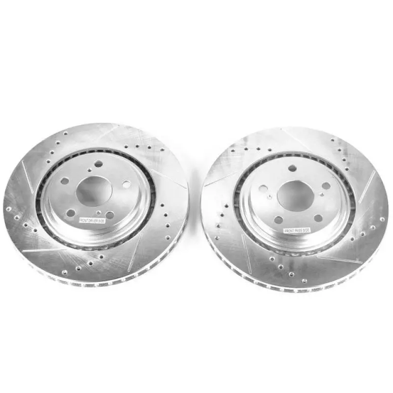 Power Stop 15-17 Lexus Nx200t Front Evolution Drilled & Slotted Rotors - Pair 1