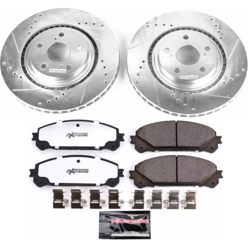 Power Stop 15-17 Lexus Nx200t Front Z36 Truck & Tow Brake Kit 1