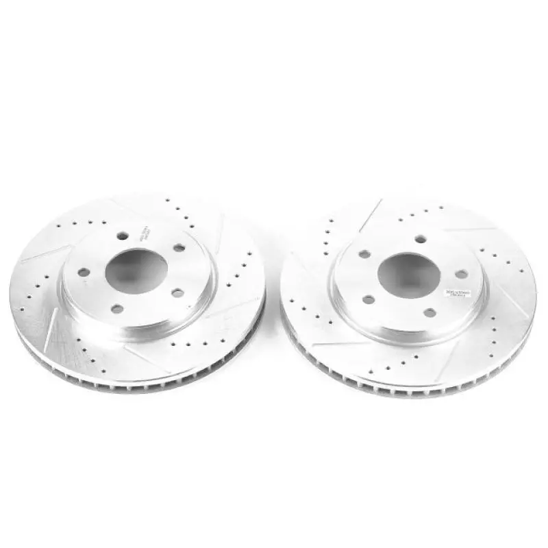 Power Stop 15-18 Chevrolet City Express Front Evolution Drilled & Slotted Rotors - Pair 1