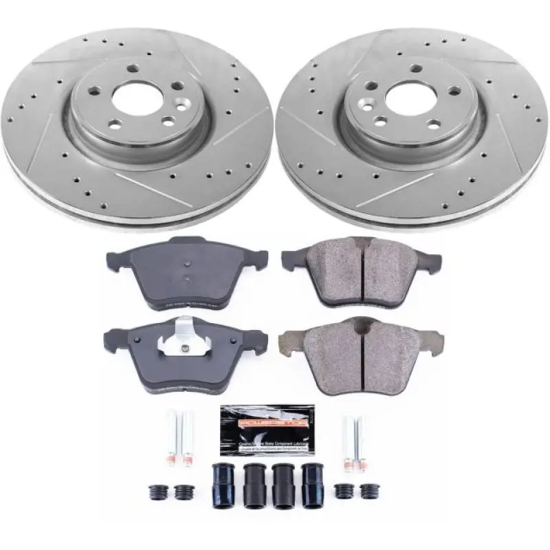 Power Stop 15-18 Volvo S60 Front Z23 Evolution Sport Brake Kit 1