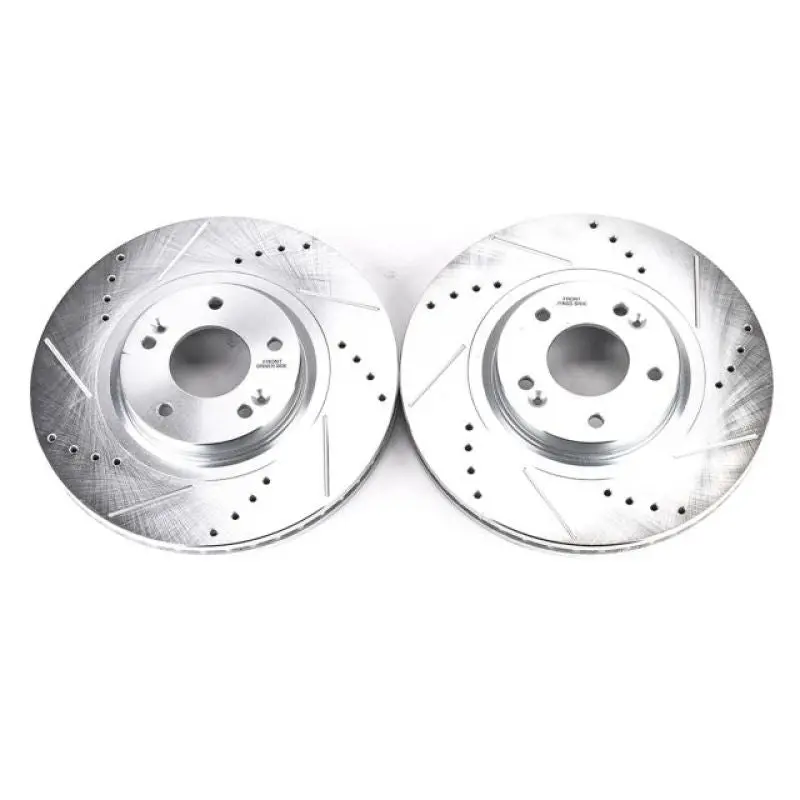 Power Stop 15-19 Kia Sedona Front Evolution Drilled & Slotted Rotors - Pair 1