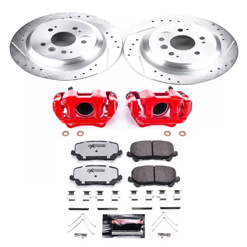 Power Stop 16-17 Honda Pilot Rear Z36 Truck & Tow Brake Kit W/Calipers 1
