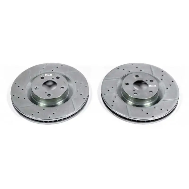 Power Stop 16-17 Lexus Gs200t Front Evolution Drilled & Slotted Rotors - Pair 1