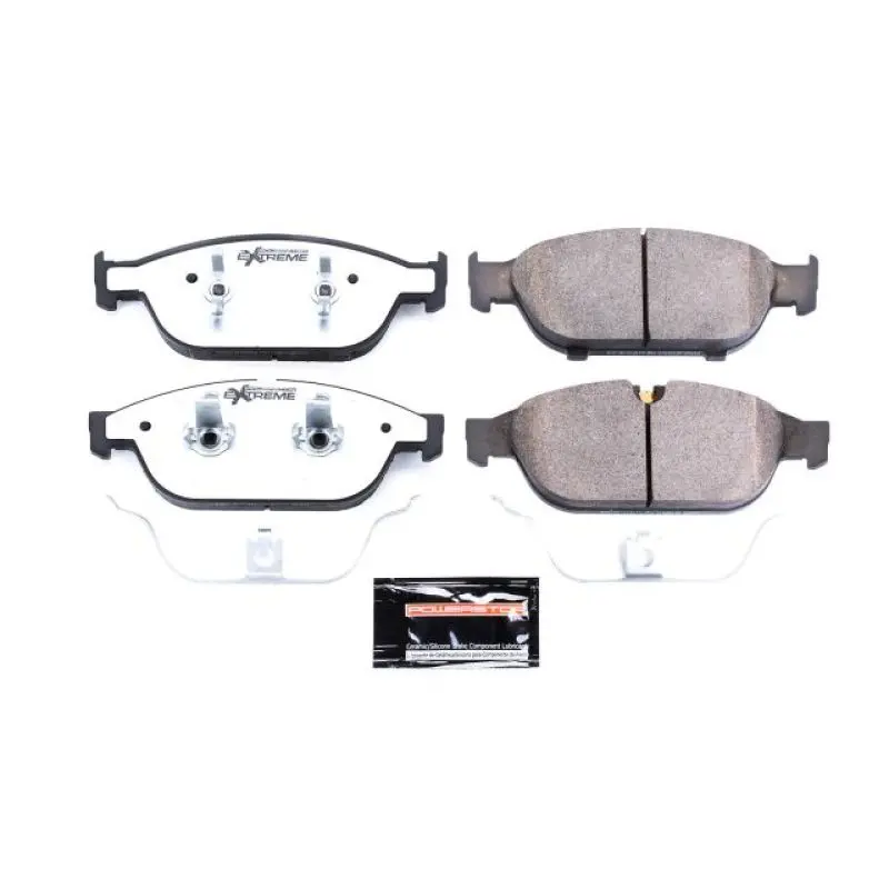 Power Stop 16-18 Audi A6 Front Z26 Extreme Street Brake Pads W/Hardware 1