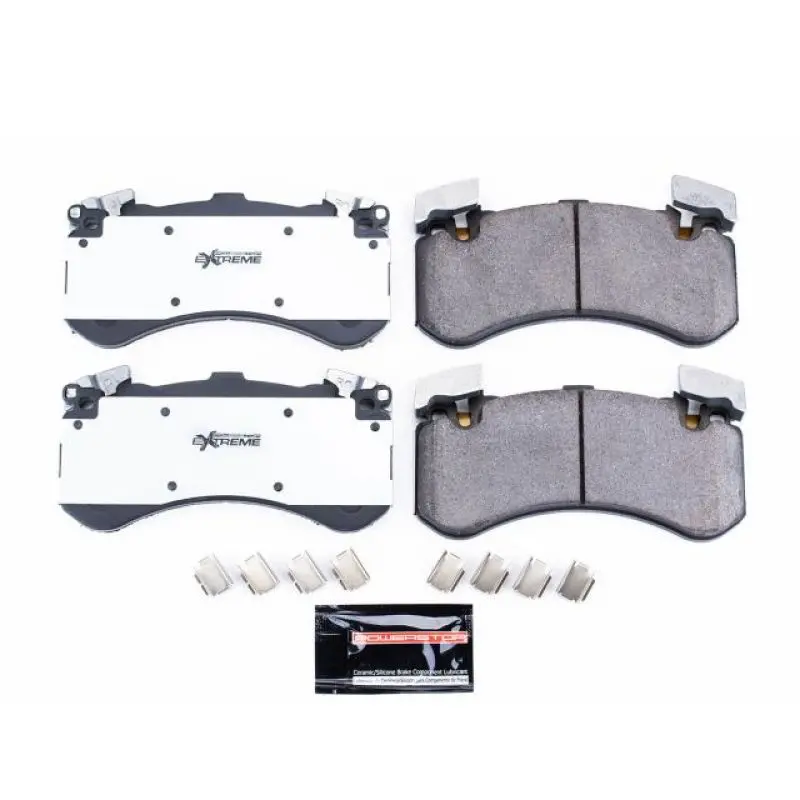 Power Stop 16-18 Audi A7 Quattro Front Z26 Extreme Street Brake Pads W/Hardware 1
