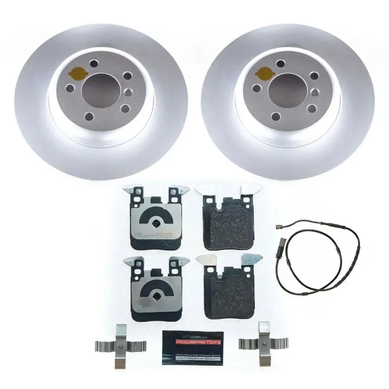 Power Stop 16-18 Bmw 320I Xdrive Rear Euro-Stop Brake Kit 1