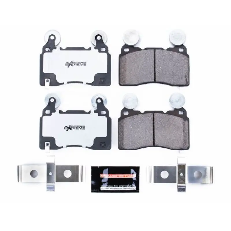 Power Stop 16-18 Cadillac Ct6 Front Z26 Extreme Street Brake Pads W/Hardware 1