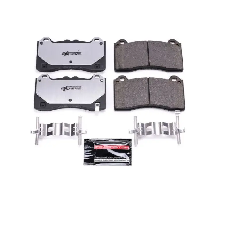 Power Stop 16-18 Ford Focus Front Z26 Extreme Street Brake Pads W/Hardware 1