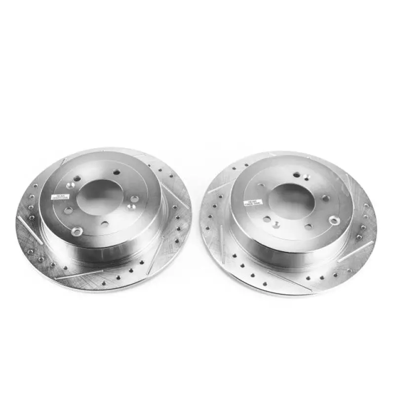 Power Stop 16-18 Hyundai Tucson Rear Evolution Drilled & Slotted Rotors - Pair 1