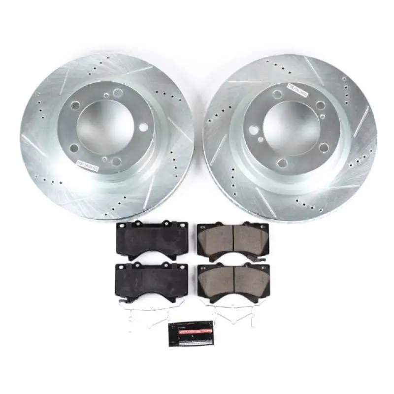 Power Stop 16-18 Lexus Lx570 Front Z23 Evolution Sport Brake Kit 1