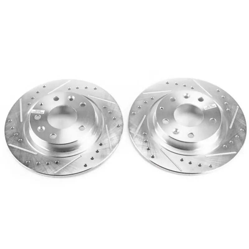 Power Stop 16-18 Mazda Cx-3 Rear Evolution Drilled & Slotted Rotors - Pair 1