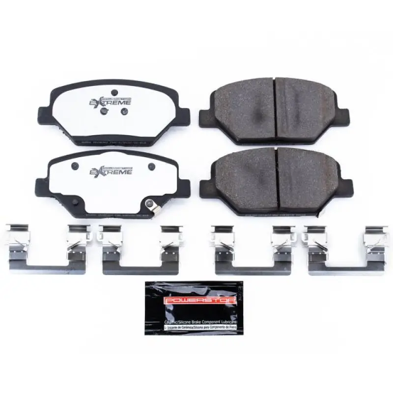 Power Stop 16-19 Buick Envision Front Z26 Extreme Street Brake Pads W/Hardware 1