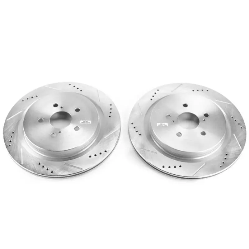 Power Stop 16-19 Lexus Rx350 Rear Evolution Drilled & Slotted Rotors - Pair 1