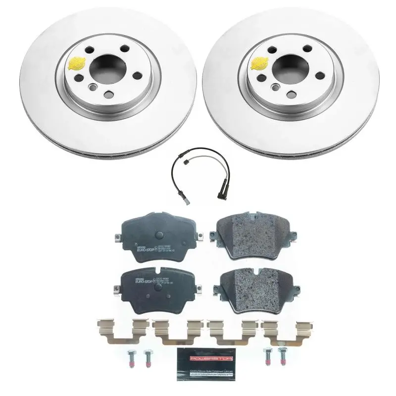 Power Stop 16-20 Bmw X1 Front Euro-Stop Brake Kit 1