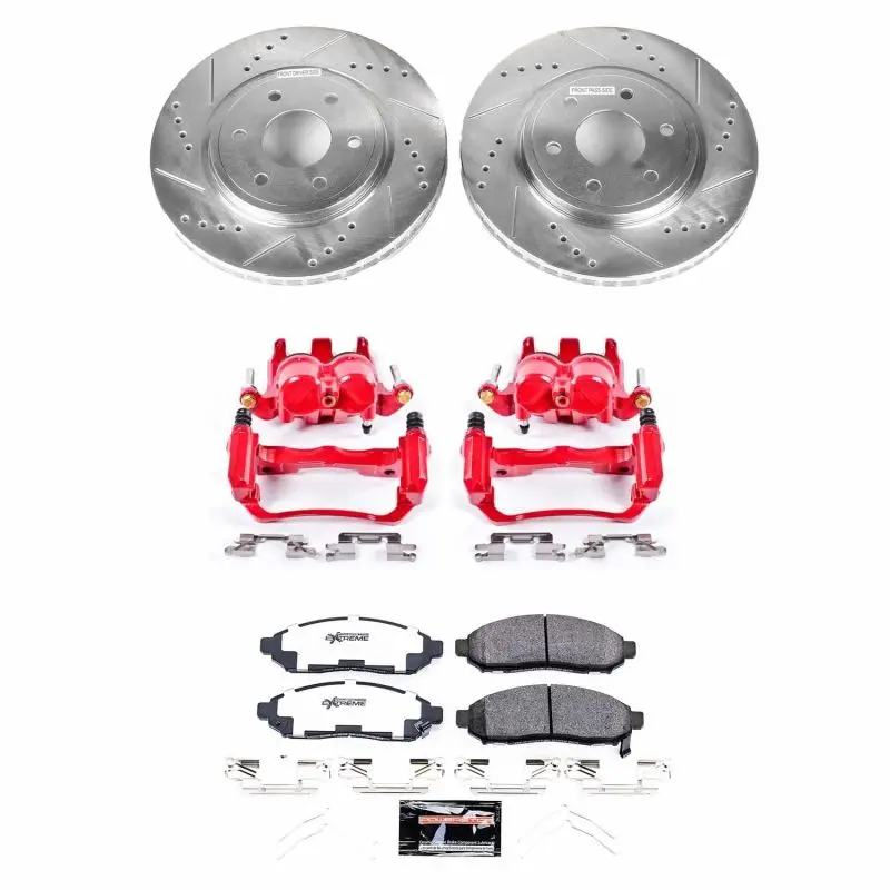 Power Stop 16-22 Nissan Frontier Front Z36 Truck & Tow Kit W/Cals 1
