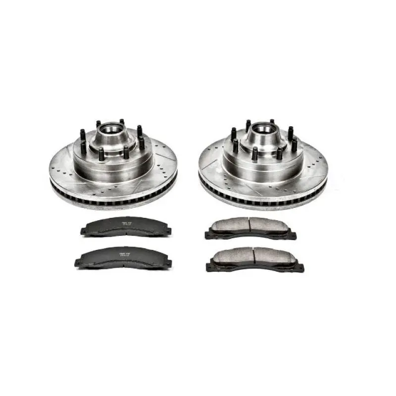 Power Stop 17-18 Ford E-450 Super Duty Front Z23 Evolution Brake Kit 1