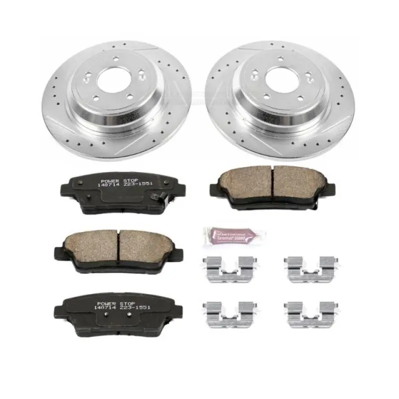 Power Stop 17-18 Genesis G80 Rear Z23 Evolution Sport Brake Kit 1