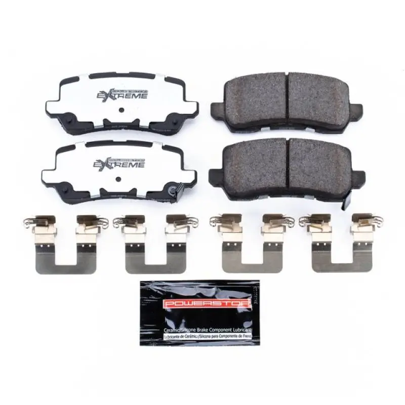 Power Stop 17-19 Acura Mdx Rear Z26 Extreme Street Brake Pads W/Hardware 1
