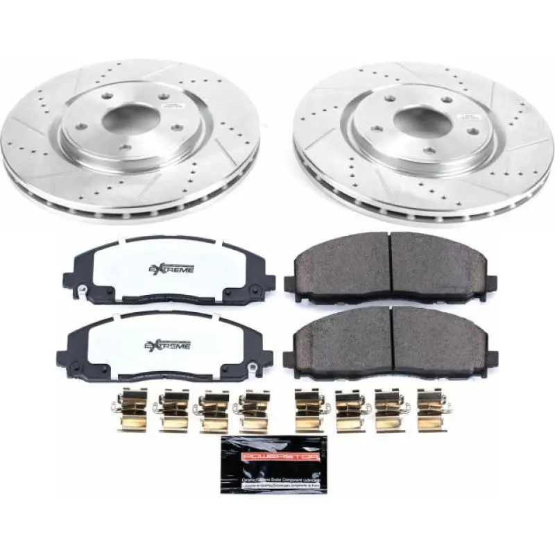 Power Stop 17-19 Chrysler Pacifica Front Z36 Truck & Tow Brake Kit 1