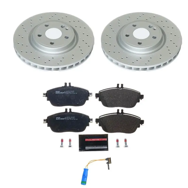 Power Stop 17-19 Infiniti Qx30 Front Euro-Stop Brake Kit 1