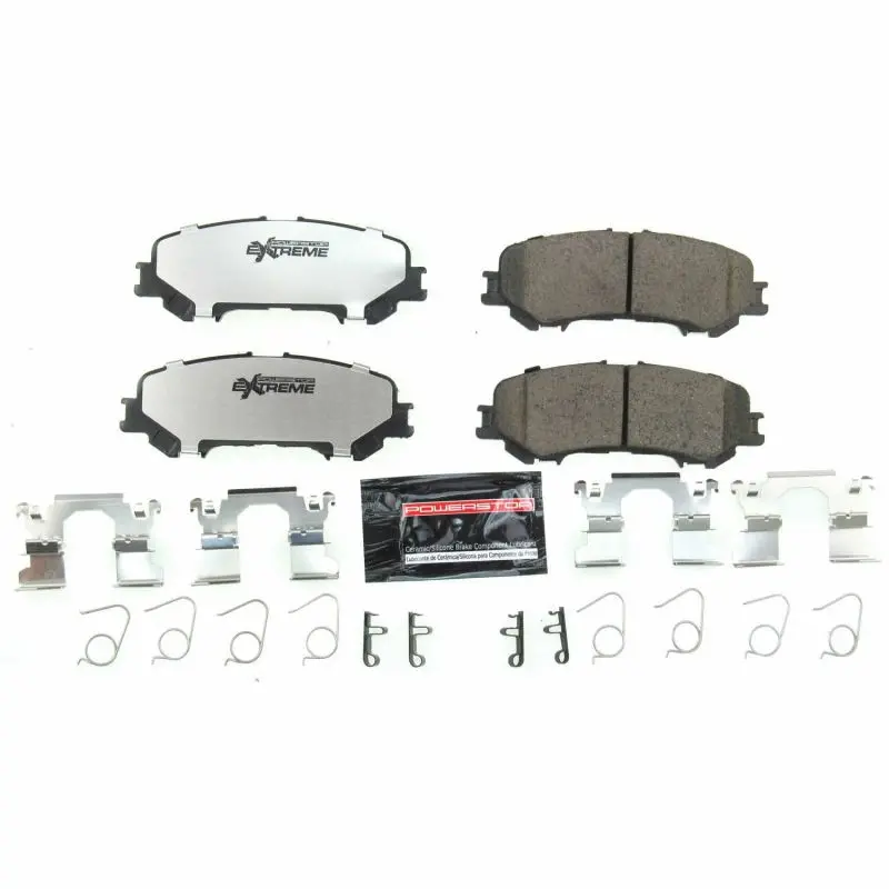 Power Stop 17-19 Nissan Titan Rear Z36 Truck & Tow Brake Pads W/Hardware 1