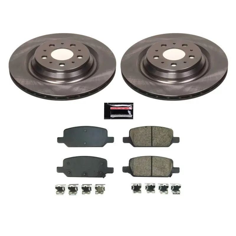Power Stop 17-21 Tesla 3 Rear Autospecialty Brake Kit 1