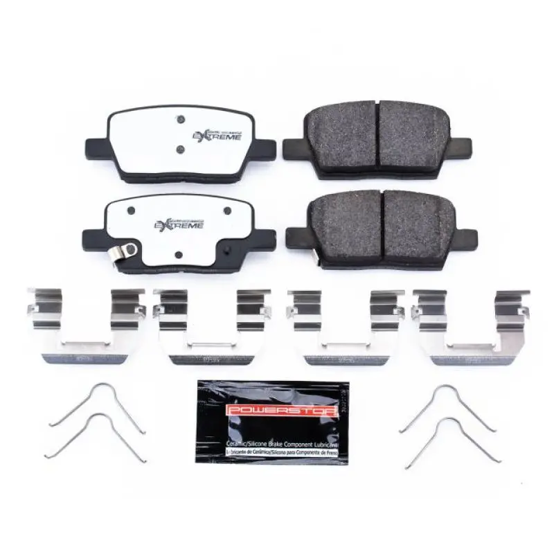 Power Stop 18-19 Buick Enclave Rear Z26 Extreme Street Brake Pads W/Hardware 1