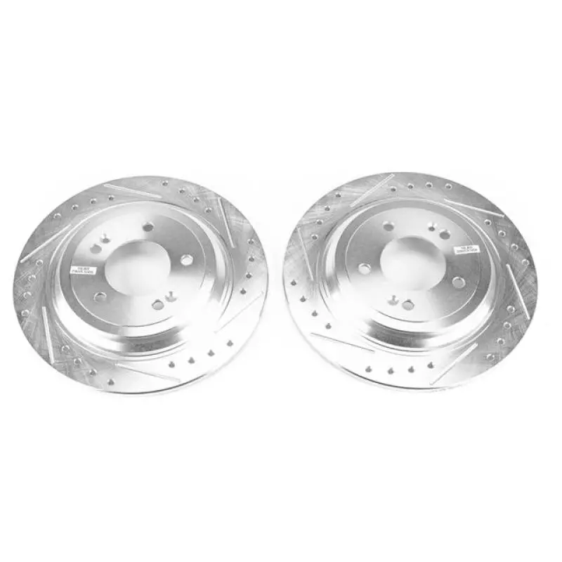 Power Stop 18-19 Kia Sportage Front Evolution Drilled & Slotted Rotors - Pair 1