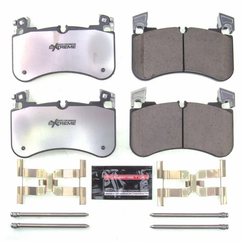 Power Stop 18-19 Land Rover Discovery Front Z36 Truck & Tow Brake Pads W/Hardware 1