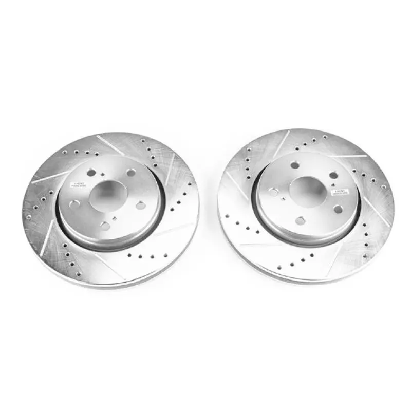 Power Stop 18-19 Toyota C-Hr Front Evolution Drilled & Slotted Rotors - Pair 1