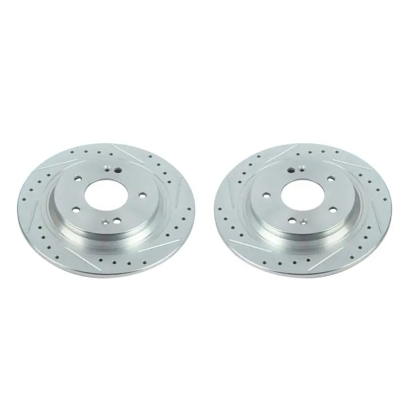 Power Stop 18-20 Hyundai Kona Rear Evolution Drilled & Slotted Rotors - Pair 1